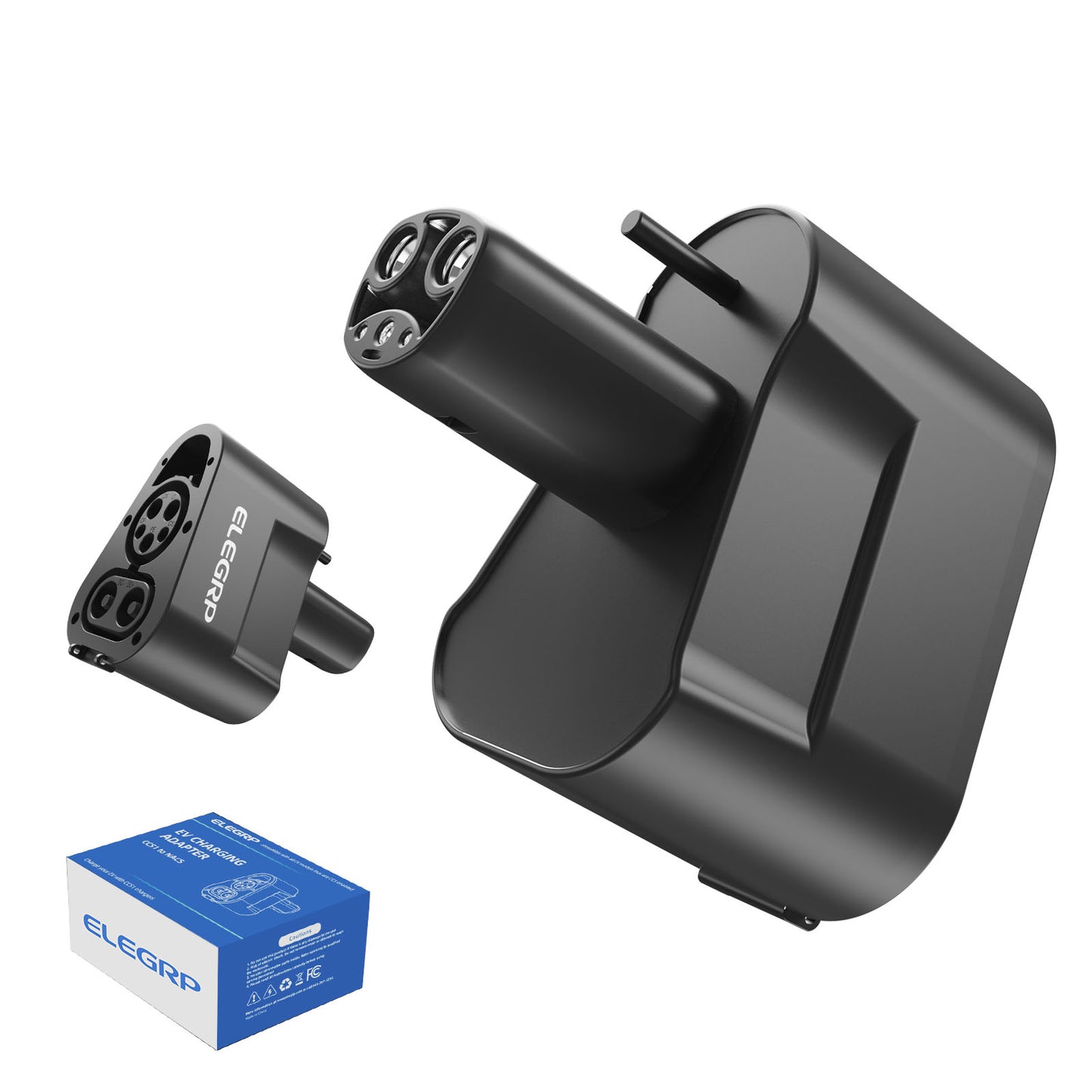 EV Charging Adapter 500A 1000V DC, CCS1 Charger to NACS Vehicle