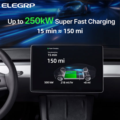 EV Charging Adapter 500A 1000V DC, CCS1 Charger to NACS Vehicle