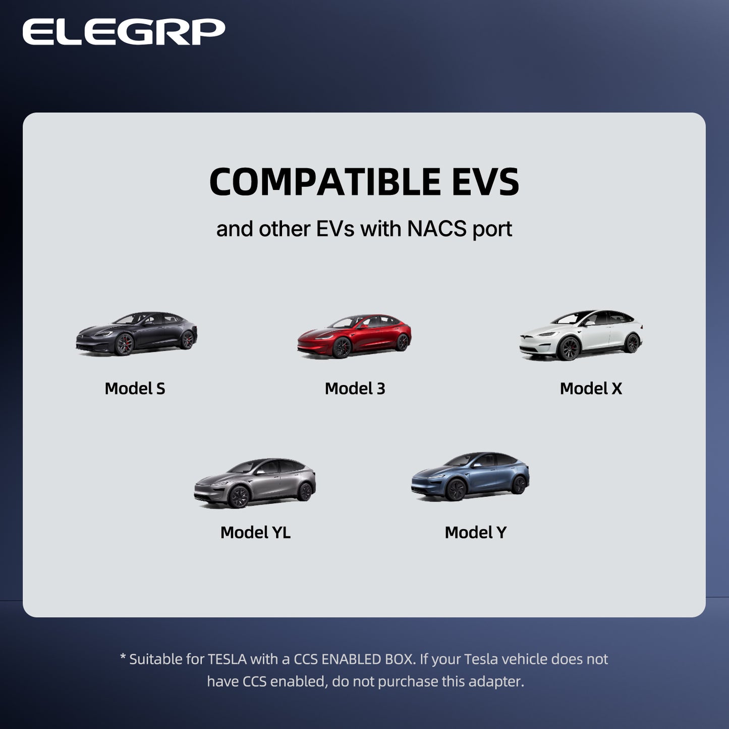 EV Charging Adapter 500A 1000V DC, CCS1 Charger to NACS Vehicle