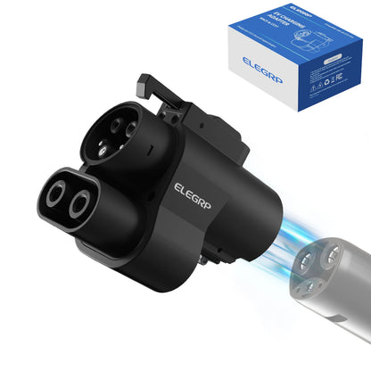 EV Charging Adapter 500A 1000V DC, NACS Charger to CCS1 Vehicle