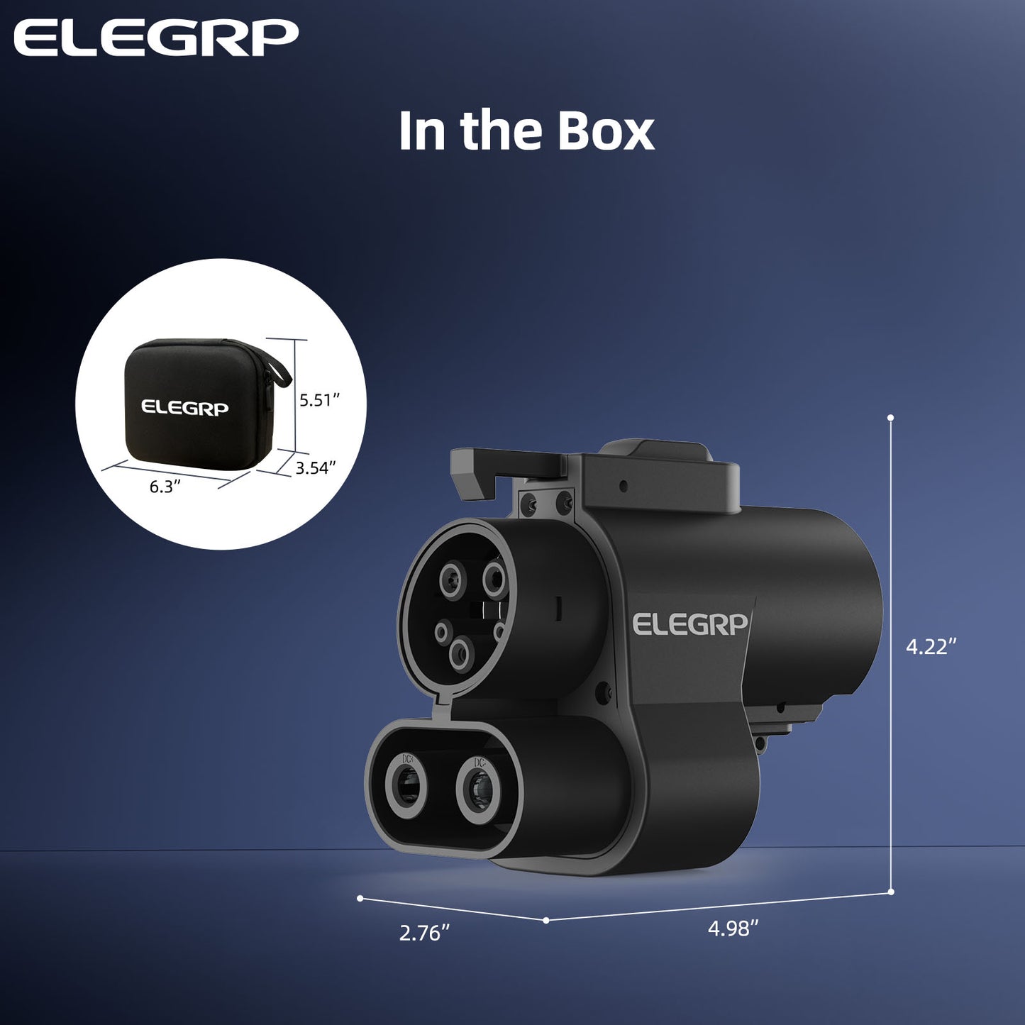 EV Charging Adapter 500A 1000V DC, NACS Charger to CCS1 Vehicle