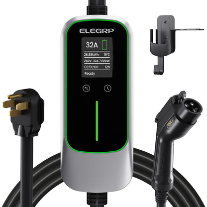 Cargador Portátil Rápido Nivel 2 J1772 NEMA 14-50 Tipo EV